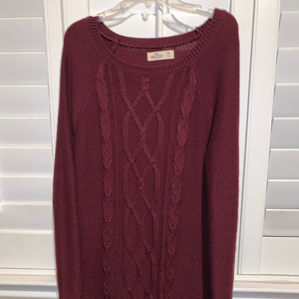 Burgundy sweater dress from Hollister - Picture 2 of 2